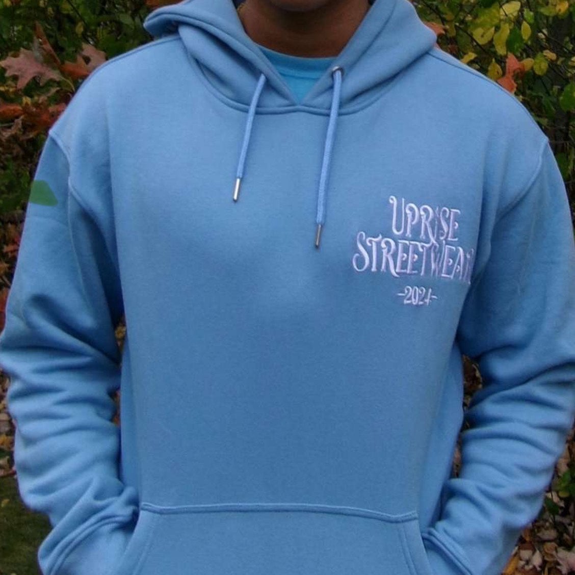 Premium 'Process' Hoodie - Carolina Blue