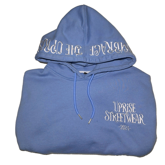 Premium 'Process' Hoodie - Carolina Blue